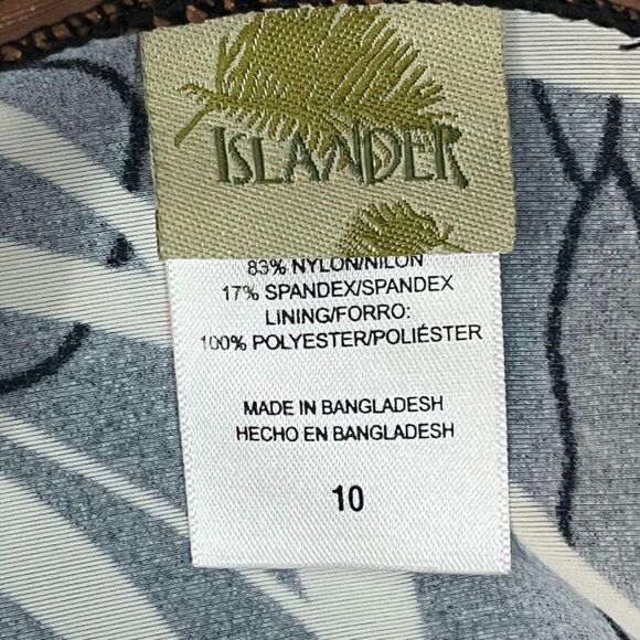 Islander Tropical Halter Tankini Top Copper Metallic Sheen 10 - Picture 4 of 9